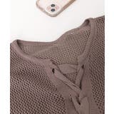 透かし編みトップス サマーニット 重ね着 | Miniministore | 詳細画像12 