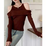 ニットトップス オフショルダー セーター | Miniministore | 詳細画像7 