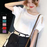 前後2way シフォン ブラウス 半袖 | Miniministore | 詳細画像1 