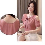 前後2way シフォン ブラウス 半袖 | Miniministore | 詳細画像8 