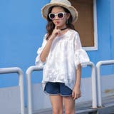 ブラウス シフォン半袖 韓国子供服 夏 | Miniministore | 詳細画像3 