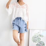 女の子 ハート柄 デニム ショートパンツ | Miniministore | 詳細画像10