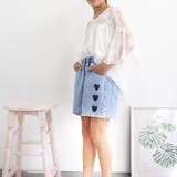 女の子 ハート柄 デニム ショートパンツ | Miniministore | 詳細画像11