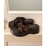 レオパード | リゾートサンダル フェミニン夏サンダル おしゃれサマーサンダル | SUNSHINE CLOSET