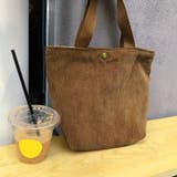 ブラウン | コーデュロイ ミニトートバッグ レディース | Miniministore