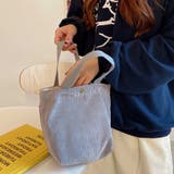 グレー | コーデュロイ ミニトートバッグ レディース | Miniministore