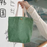 グリーン | コーデュロイ ミニトートバッグ レディース | Miniministore
