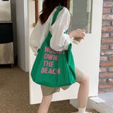 グリーン | ロゴ キャンバス トートバッグ 2way | Miniministore