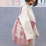 くすみピンク | ロゴ キャンバス トートバッグ 2way | Miniministore
