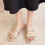 ベージュ | サンダル レディース ぺたんこ リゾート | SUNSHINE CLOSET