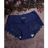 ネイビー | 響かない ショーツ レディースシームレス | Miniministore