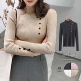 ベージュ | ニットトップス レディース 長袖 | Miniministore