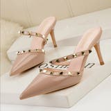 ピンクベージュ | サンダルパンプス ハイヒール レディース | Miniministore