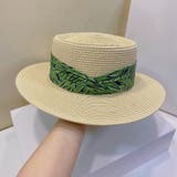 カンカン帽子 紫外線対策 ストローハット | Miniministore | 詳細画像8 