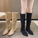 ロングブーツ レディーススエード調ブーツ | Miniministore | 詳細画像1