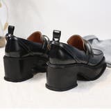 厚底パンプス 黒 レディース スクエアトゥ | Miniministore | 詳細画像11
