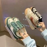 厚底スニーカー 韓国 レディース 配色 | Miniministore | 詳細画像14