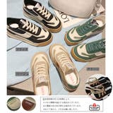 厚底スニーカー 韓国 レディース 配色 | Miniministore | 詳細画像2