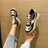 厚底スニーカー 韓国 レディース 配色 | Miniministore | 詳細画像4
