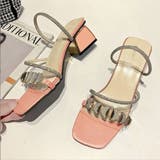 サンダル チャンキーヒール レディース | Miniministore | 詳細画像10