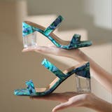 クリアヒールサンダル ダブルベルト 花柄 | Miniministore | 詳細画像25 