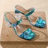 クリアヒールサンダル ダブルベルト 花柄 | Miniministore | 詳細画像26 