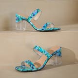 クリアヒールサンダル ダブルベルト 花柄 | Miniministore | 詳細画像27 