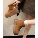 厚底ショートブーツ 秋冬シューズ美脚脚長 | Miniministore | 詳細画像12 