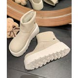 厚底ショートブーツ 秋冬シューズ美脚脚長 | Miniministore | 詳細画像20 