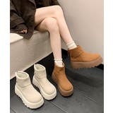 厚底ショートブーツ 秋冬シューズ美脚脚長 | Miniministore | 詳細画像8 