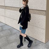 厚底 ロングブーツ レースアップ 韓国風 | Miniministore | 詳細画像8