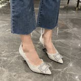 ツイードパンプス ポインテッドトゥ 華奢 オフィスカジュアル | Miniministore | 詳細画像11