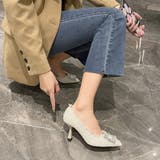 ツイードパンプス ポインテッドトゥ 華奢 オフィスカジュアル | Miniministore | 詳細画像15