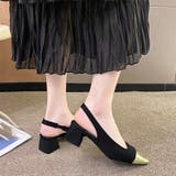 バックストラップ パンプス スクエアトゥ | Miniministore | 詳細画像6