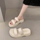 厚底サンダル ベルトフラットサンダル美脚 | Miniministore | 詳細画像12 