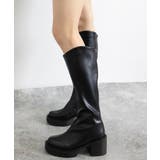 ロングブーツ 厚底 ジョッキーブーツ韓国 | Miniministore | 詳細画像7 