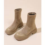 ショートブーツ スエード調 ミドルブーツ | Miniministore | 詳細画像16 