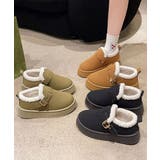 厚底ムートンブーツ 裏起毛ショートブーツ | Miniministore | 詳細画像10 