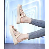 厚底サンダル クロスストラップ夏靴 軽量 | Miniministore | 詳細画像10