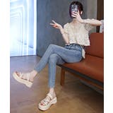 厚底サンダル クロスストラップ夏靴 軽量 | Miniministore | 詳細画像15