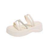 厚底サンダル クロスストラップ夏靴 軽量 | Miniministore | 詳細画像21