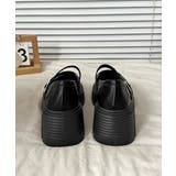 ダブルベルト厚底ローファー 韓国風美脚靴 | Miniministore | 詳細画像15