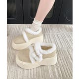 もこもこファー厚底ムートンシューズ裏起毛 | Miniministore | 詳細画像16 