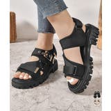 トラックソール スポーツサンダル 厚底靴 | Miniministore | 詳細画像1