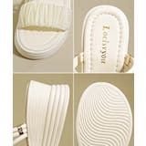 厚底ストラップサンダル美脚ウェッジソール | Miniministore | 詳細画像19 