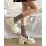 パールビジュー厚底ローファー フェミニン | Miniministore | 詳細画像10 