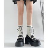 パールビジュー厚底ローファー フェミニン | Miniministore | 詳細画像11 