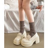 パールビジュー厚底ローファー フェミニン | Miniministore | 詳細画像8 