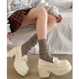 パールビジュー厚底ローファー フェミニン | Miniministore | 詳細画像9 