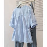 ドロストシャツブラウス パール付夏服半袖 | Miniministore | 詳細画像19